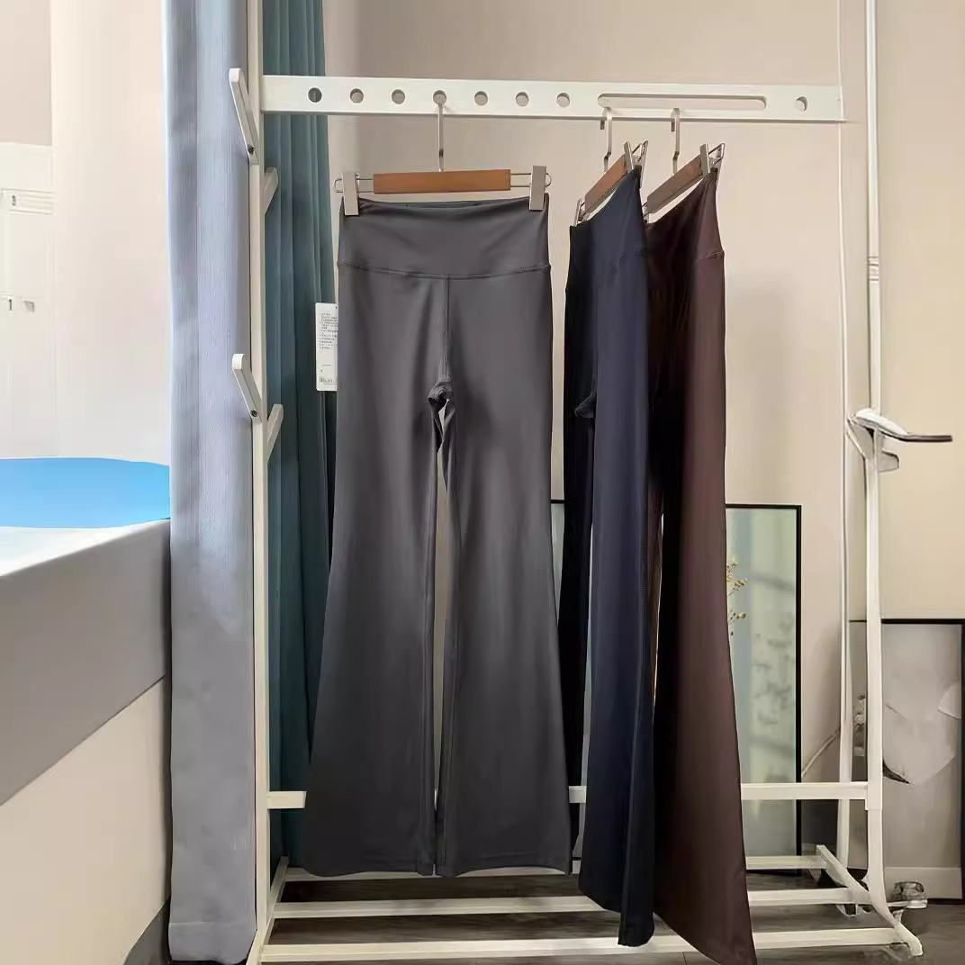 Canadian Single Stand-alone Pocket Stretch Comfortable High Waist Slim-fit Micro Sports Yoga Trousers for Women