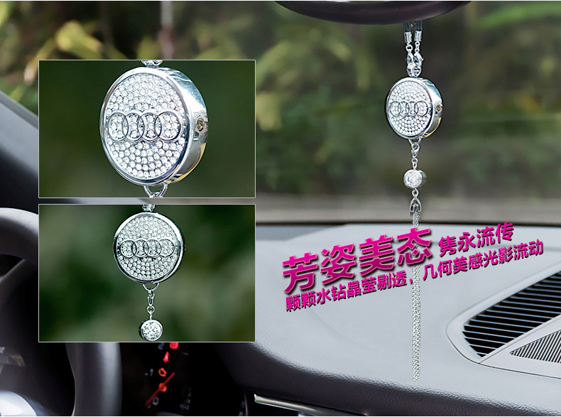 Specially Designed for Foreign Trade, Toyota Car Perfume Pendant with Long-Lasting Light Fragrance Essential Oil Aroma Diffuser Pendant with Inlaid Decorations