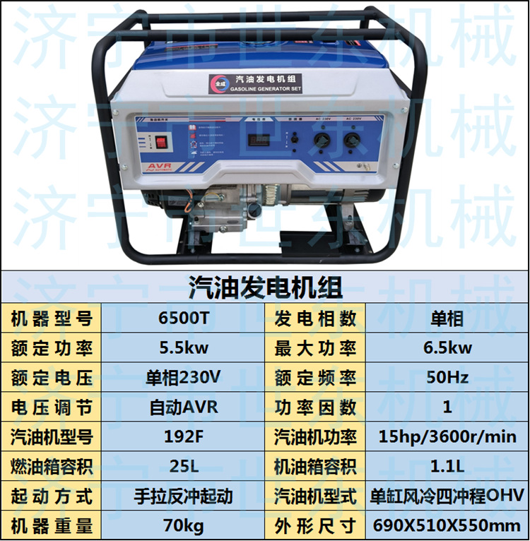 Shidong Small Generator Manufacturer Air-Cooled Diesel Generator Trailer Air Conditioner 3Kw Gasoline Diesel Generator Set