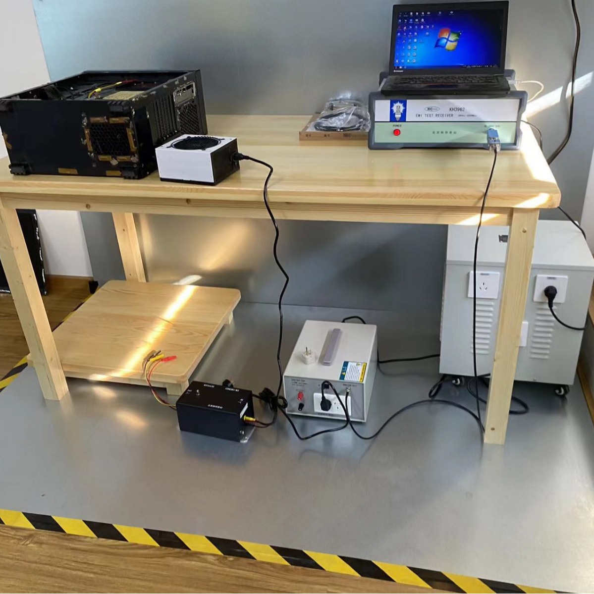 LED安防应急灯专用EMI传导辐射测试机CDNE辐射测试法 KH3962型-梁