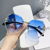 Sunglasses, sun protection cream, brand crystal, 2022 collection, UF-protection, Korean style