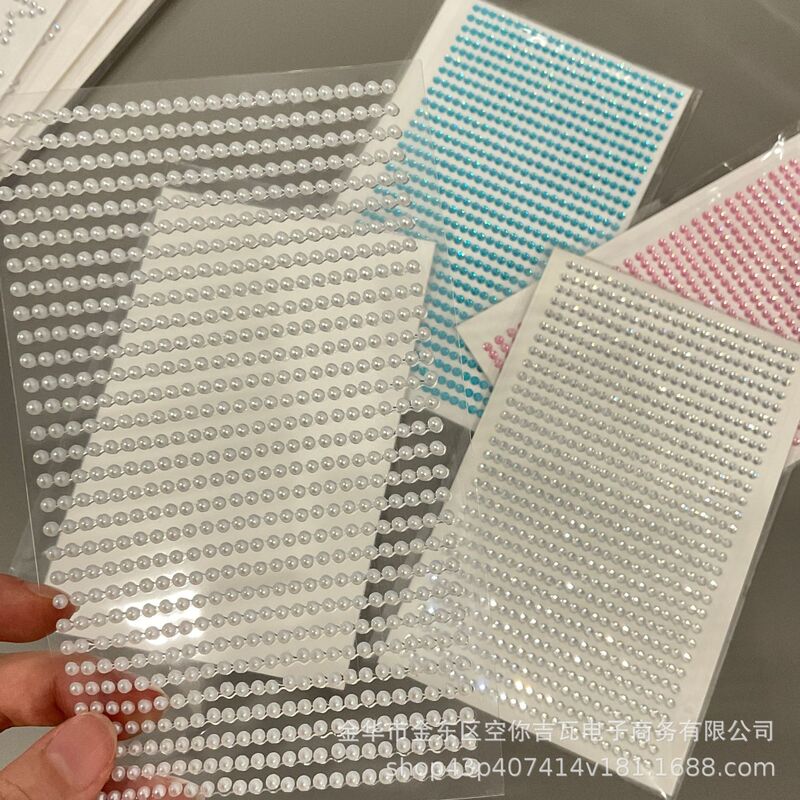 Rhinestone Chain Stickers DIY Support Decorations Pearl Chain Stickers Name Tag Border Colorful Rhinestone Fan Stickers Pearl Stickers Rhinestone Chain Stickers DIY Support Decorations Pearl Chain Stickers Name Tag Border Colorful Rhinestone Fan Stickers Pearl Stickers