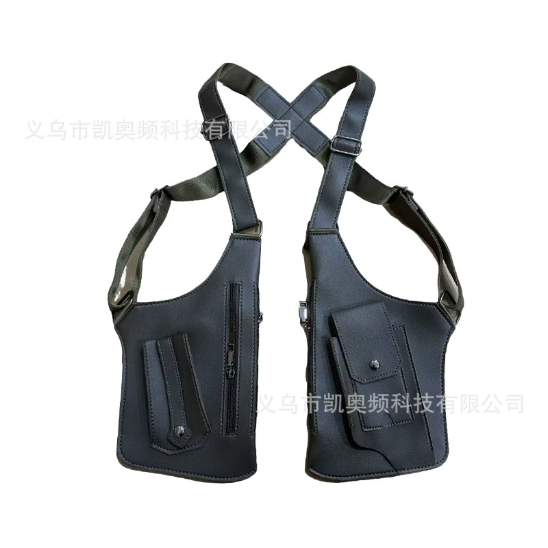 Vest, retro universal backpack, travel one-shoulder bag