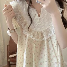 �¿�˯��Ů�����黨˯ȹ2025���ļ�����纫����ɼҾӷ�����ȹ��