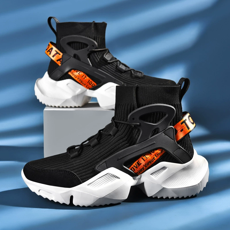 Мужская обувь большого размера с высоким носом сетка мода уличный досуг ветер осенняя зима мужская обувь sports shoes