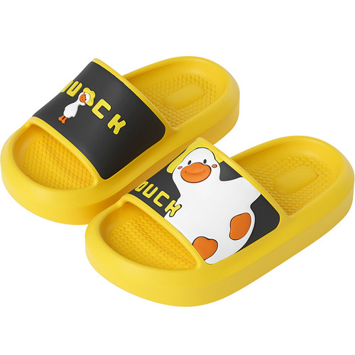 Happy Mary children's slippers summer home parent-child slippers couple slip-on slippers non-slip bathroom slippers
