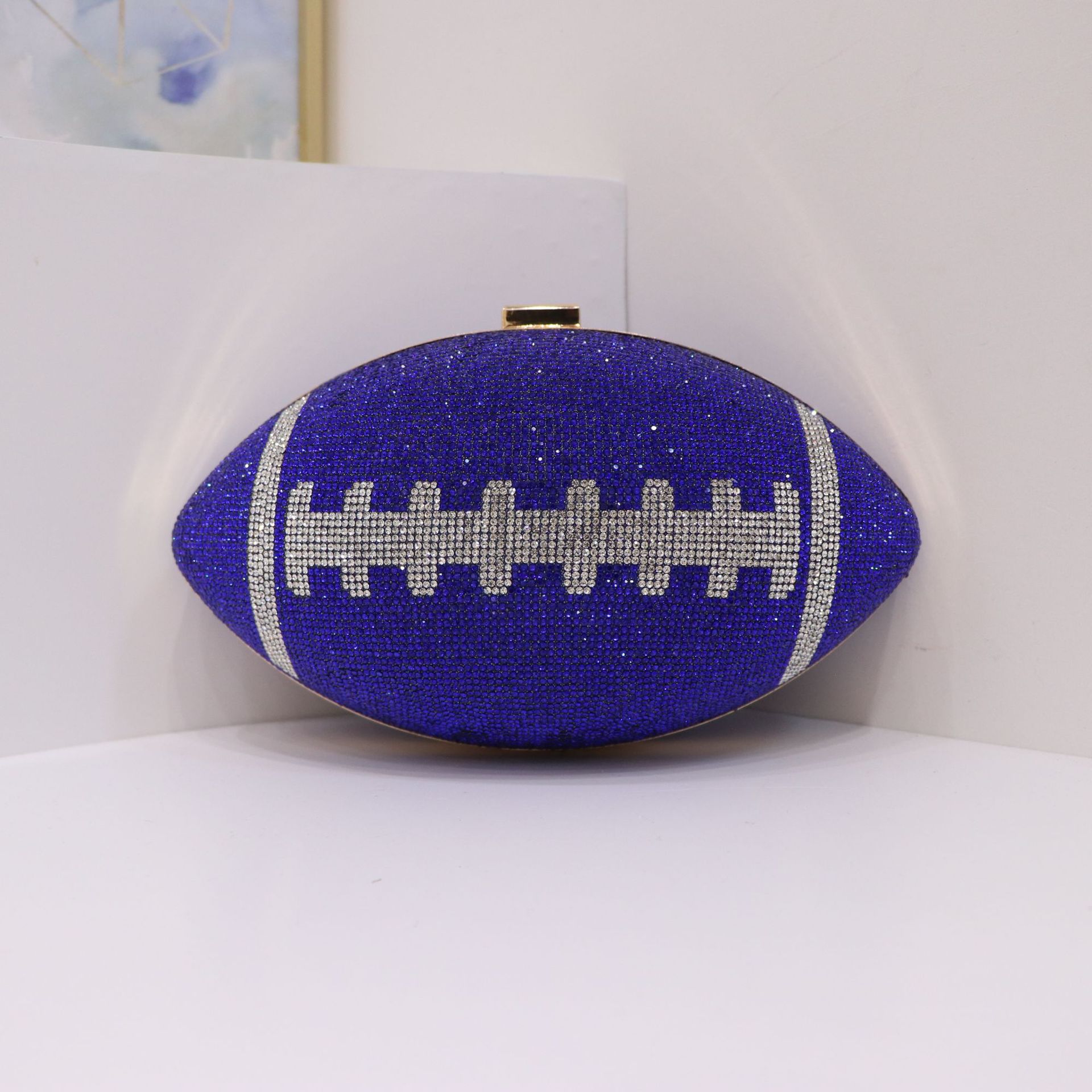 Bolsas de cena europeas y estadounidenses transfronterizas Rugby Premium Diamond Lady Handbags Fashion Party Wedding Bag