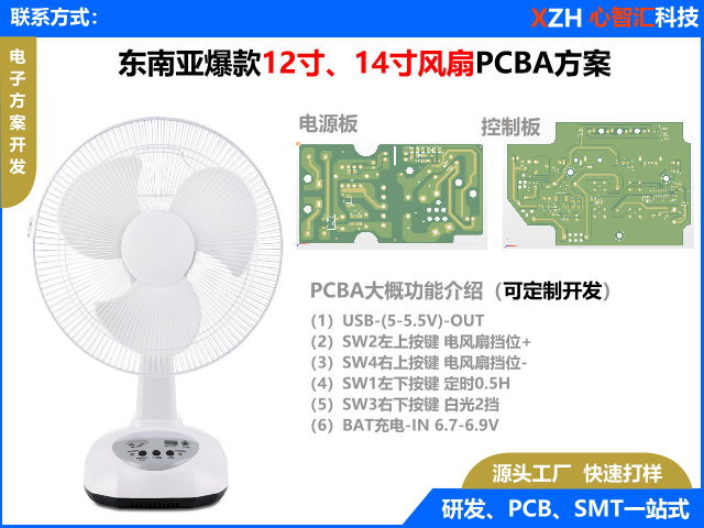 12寸14寸风扇PCBA