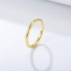 Ring, fashionable jewelry, zirconium, silver 925 sample, custom made, Korean style, European style