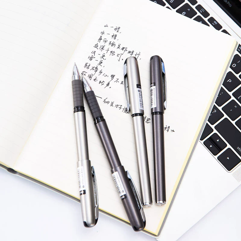 Rollerball pen, black bullet for elementary school students, 0.5mm