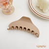 Big crab pin, advanced hair accessory, hairgrip from pearl, summer hairpins, shark, South Korea, high-quality style