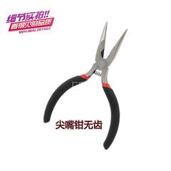 5寸迷你平口無牙扁口多功能萬用卡璜無齒尖嘴鉗釣魚綁線鉗子批發