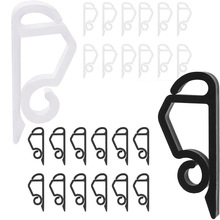 厂家供跨境 塑料灯串挂钩 圣诞节配件水槽钩多功能防风雨户外灯夹