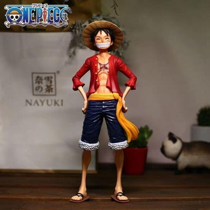 ワンピース フィギュア ルフィ 笑顔のルフィ エース サンジ ゾロ 自信満々の笑顔 ルフィ フィギュア アニメモデル|undefined