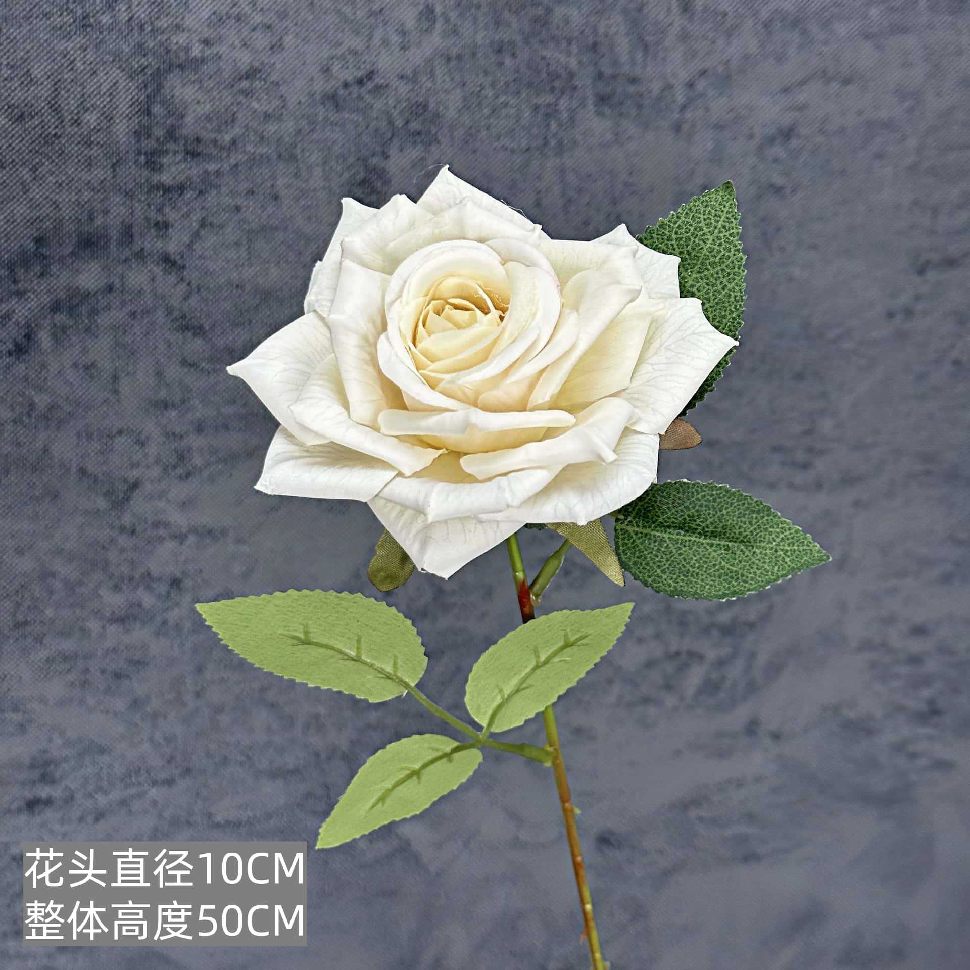 Flor de rosa simulada franela de una sola mano cascada de rosas flor simulada boda decoración del hogar decoración flor falsa al por mayor