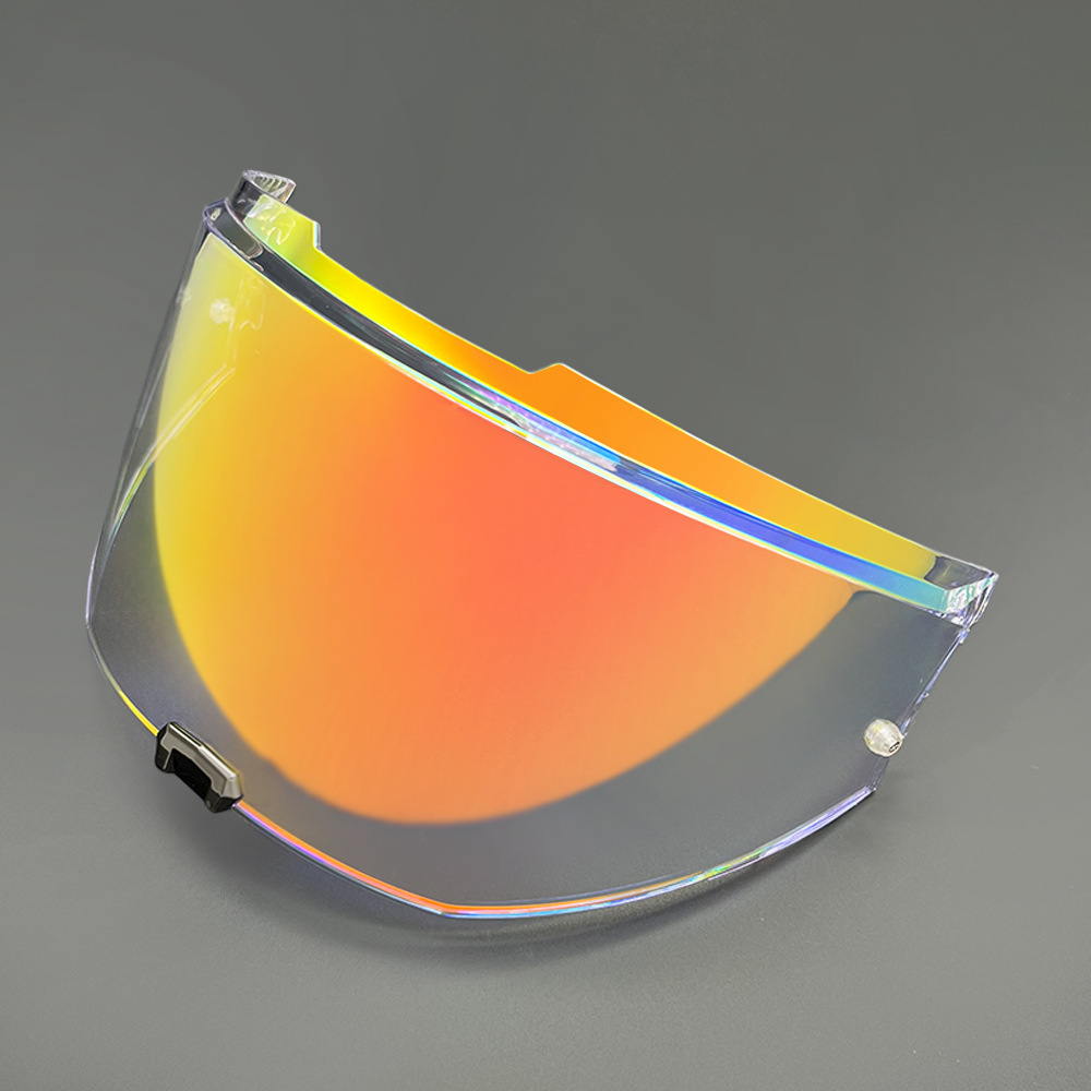 Motorcycle Helmet Lens Compatible with Ff910 Advant 2, Multi-Color Day and Night Universal Iridescent Design