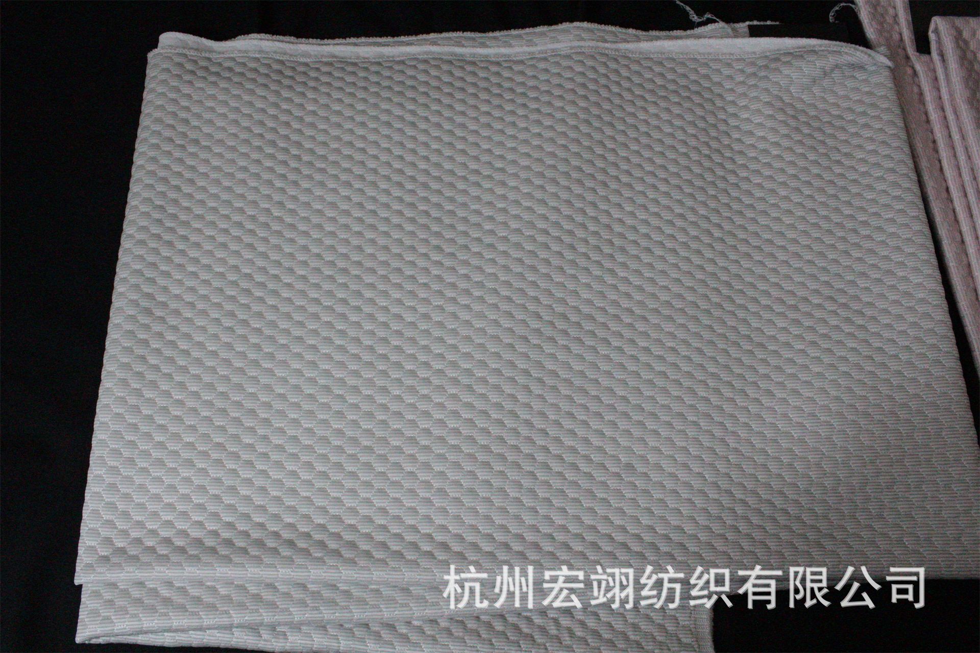源头厂家针织空气层中分子冰丝面料乳胶枕记忆棉床垫枕套提花面料|ru