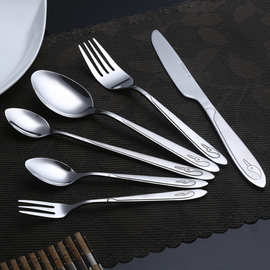 410不锈钢刀叉勺餐具套装鹅头系列创意餐用汤匙酒店家用咖啡勺