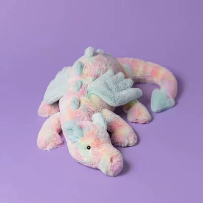Little Flying Dragon — Oyuncaq yastıqlar - lazulia-dragon-with-label-dust-bag-50cm