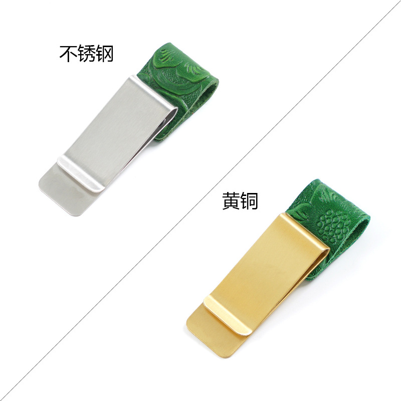 Carved leather Green [stainless steel]]