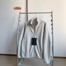 031922   秋季新品户外立领抓绒拉链上衣 男女情侣运动夹克外套