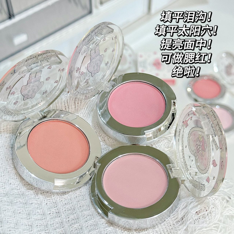 Toot Dodo polvo de sueño dulce, polvo de brillo mate, mejora facial, blush monocromático, polvo para jóvenes