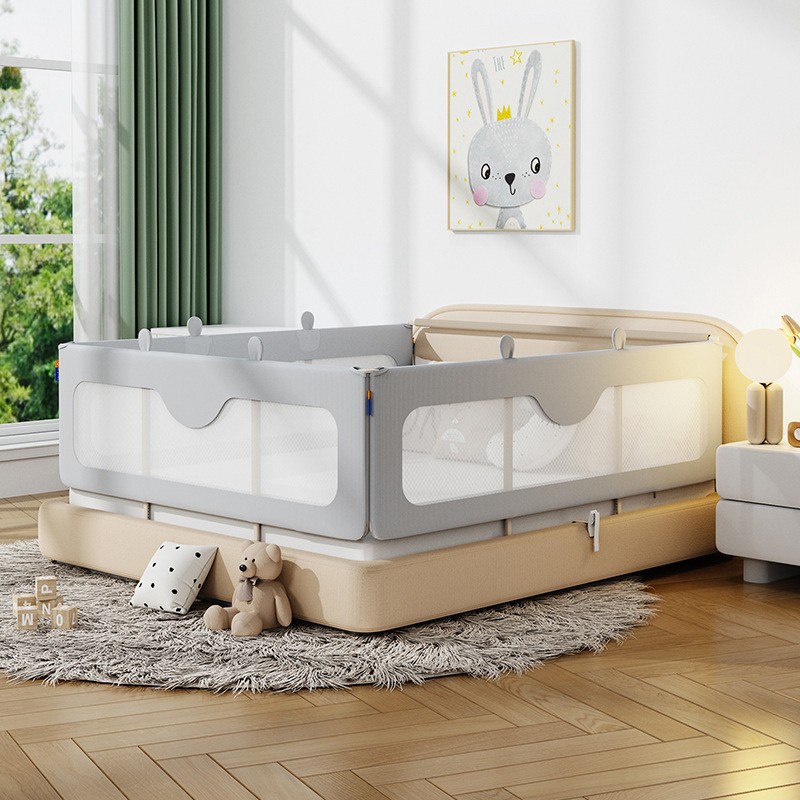 Bed Fence Travel Bed Fence Baby Child Bed Baffle Baby Protective Fence Portable Fence Free Assembly Foldable