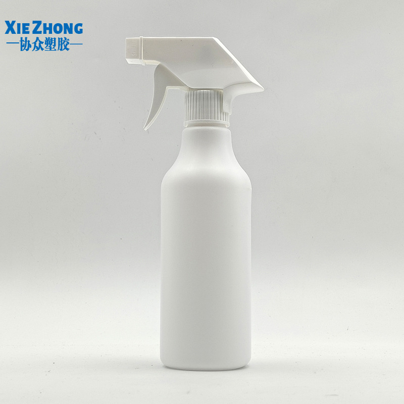 塑料洗车液清洁剂 园林浇花瓶300mlpe喷雾瓶 喷水壶圆形油污净瓶