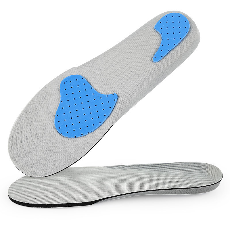 Breathable shock-absorbing women's basketball elastic insoles