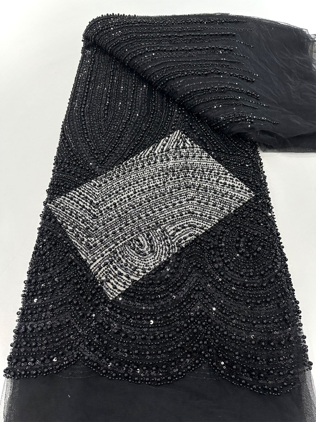 Tejido de boda bordado de perlas, tejido de bordado de perlas, tejido de bordado de perlas, alfombra roja de boda, vestido de compromiso, tejido bordado