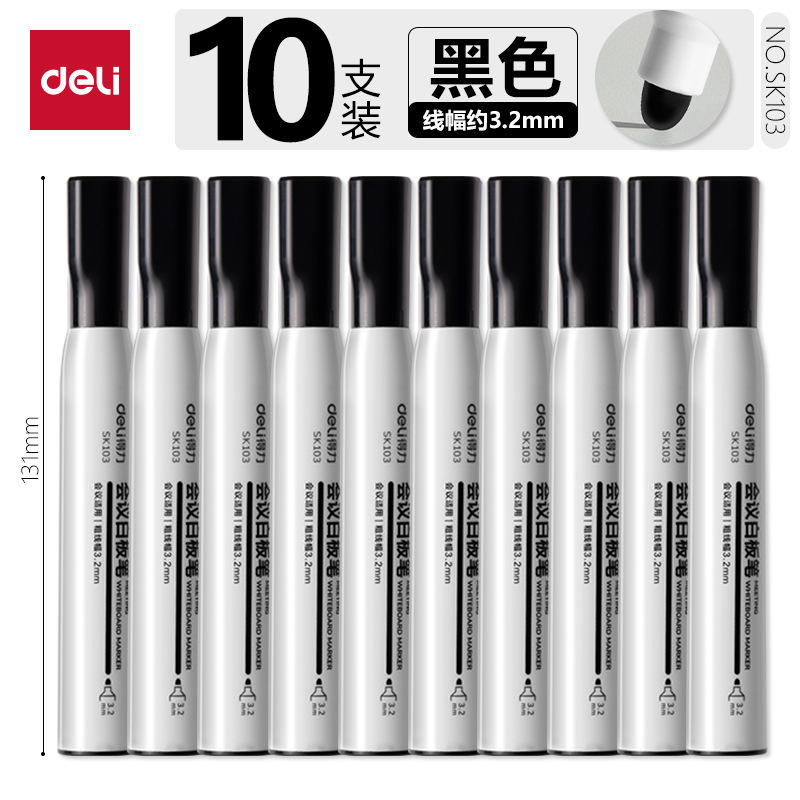 Delit Oil-based Whiteboard lápiz de secado rápido impermeable de gran capacidad sin decoloración lápiz de marca de cabeza gruesa lápiz de cabeza grande tinta de aceite