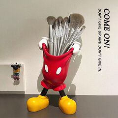 temu 人気のパンツペンホルダー寝室のドレッシングテーブルブラシ眉毛ペンシル収納化粧ブラシデスクトップパンツペンホルダー