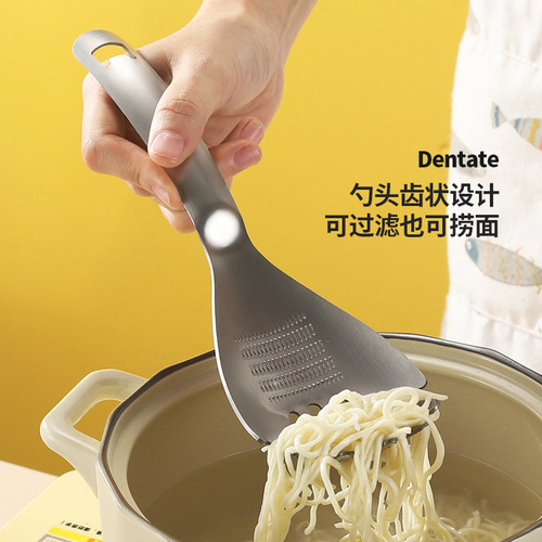 316 stainless steel multifunctional cooking spoon, ginger grinding spoon, 304 multifunctional potato masher, egg white separation spoon