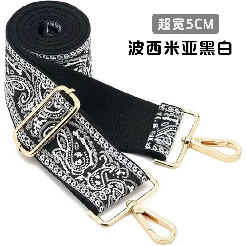 Bolso bandolera con accesorios ultra anchos, bolso de color, correa gruesa, correa de repuesto alargada, correa de hombro de bolso universal ajustable