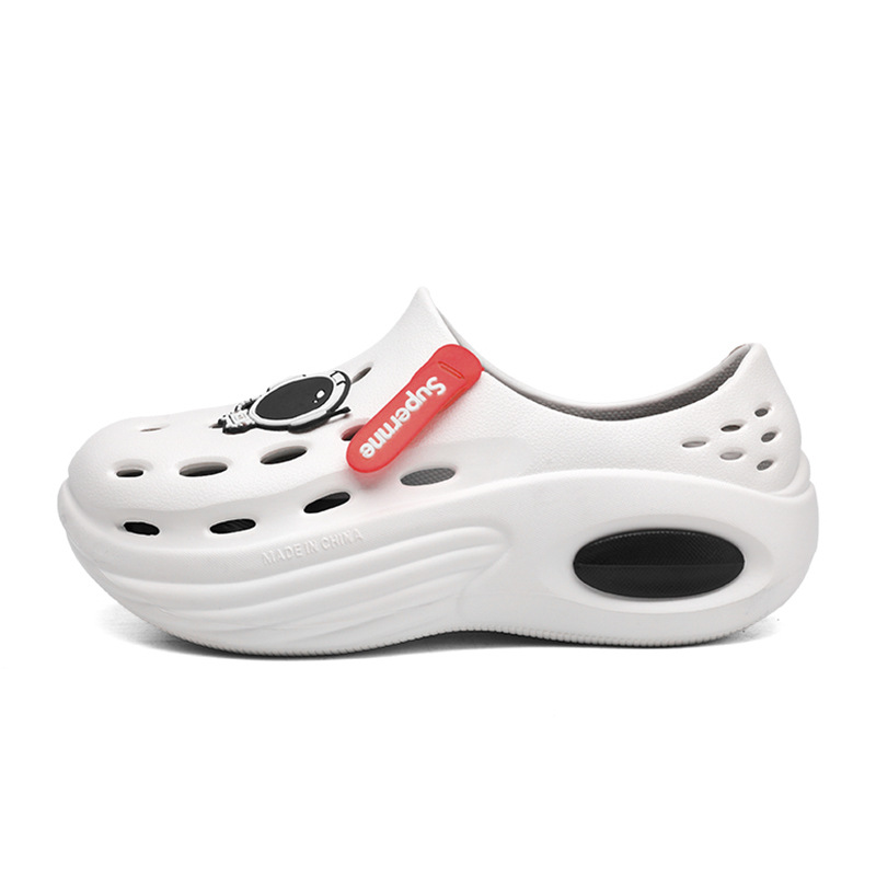 Zapatos de verano EVA para hombres, sandalias de pareja, zapatos de jardín de playa al aire libre para mujeres, zapatos simples de color sólido.