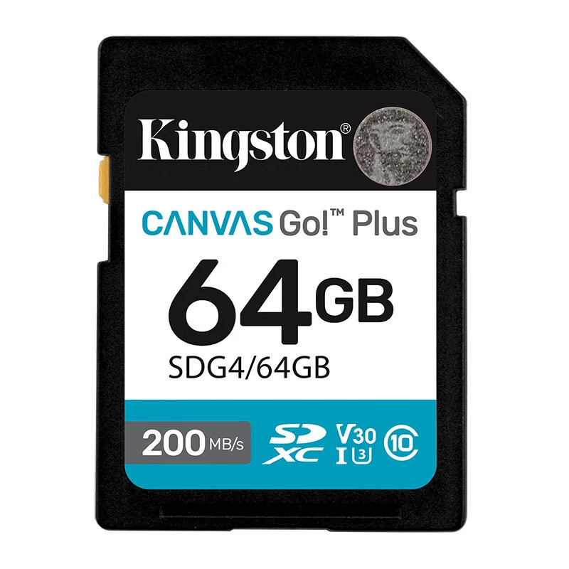 Карта памяти Kingston SDG4 64ГБ 128ГБ 256ГБ 512ГБ 1Т, карта памяти для камеры SD, скорость чтения 200 МБ/с