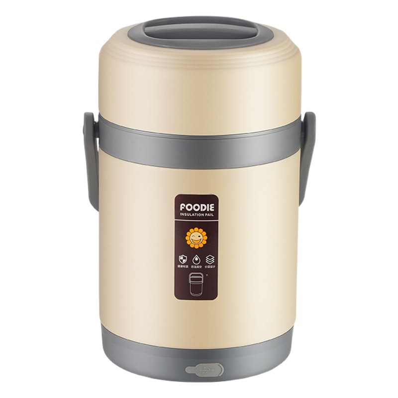 304 trabajadores de oficina olla de conservación del calor caja de bento calefacción USB de gran capacidad cubo de arroz de temperatura constante caja de conservación del calor portátil multicapa