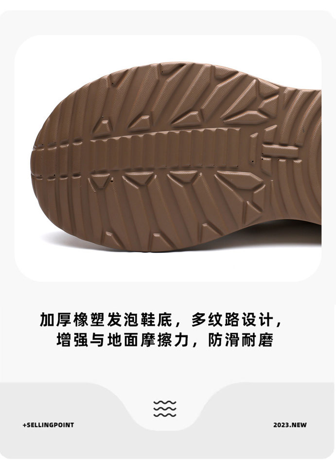 Giày thể thao nam da thật thoáng khí đế mềm, giày sneaker casual chạy bộ ngoài trời, gót 3-5 cm — HA8805 màu trắng, HA8805 màu đen chi tiết 8