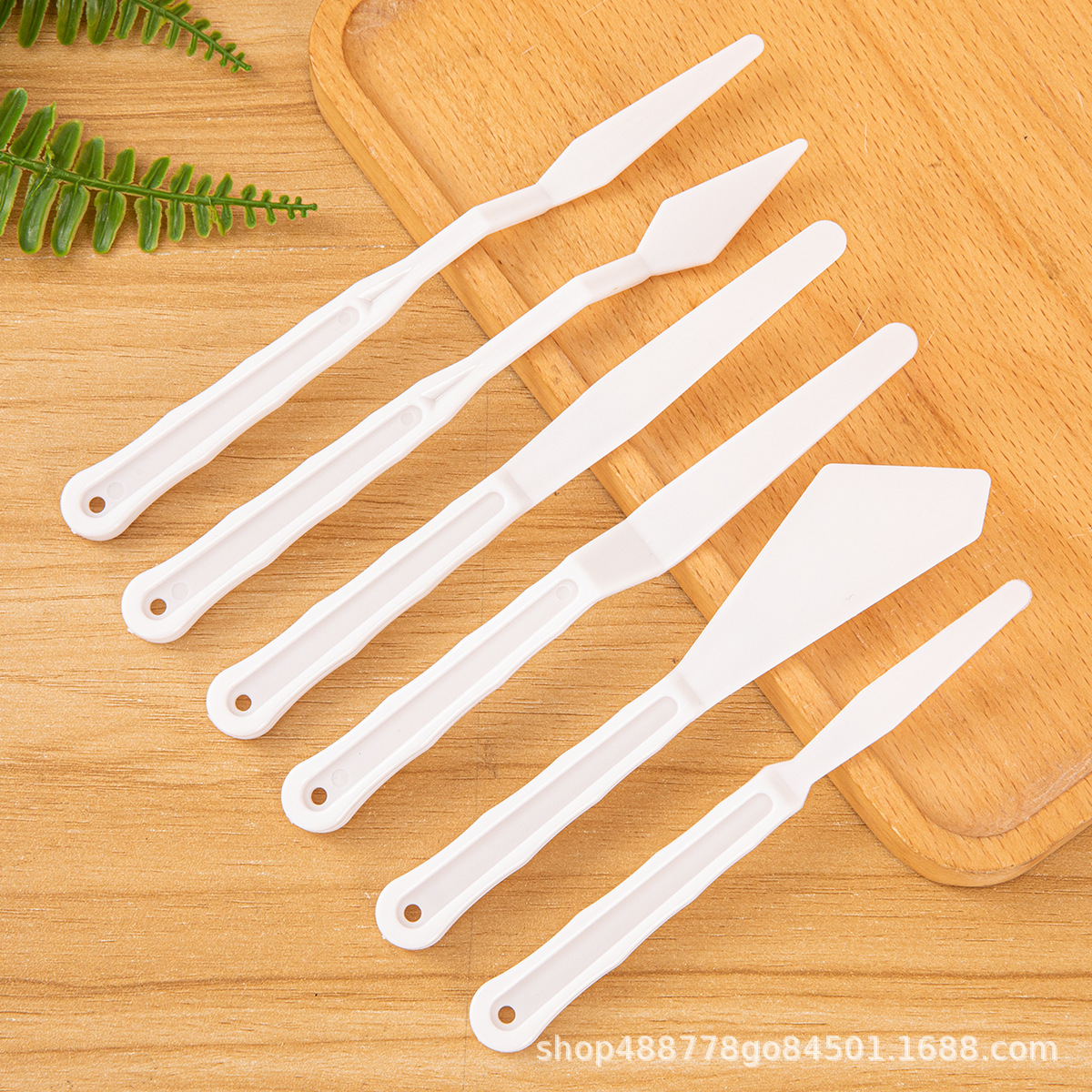 Nuevas herramientas de toner estudiantes plásticos herramientas de arte acrílico cuchillo de toner de pintura al óleo al por mayor