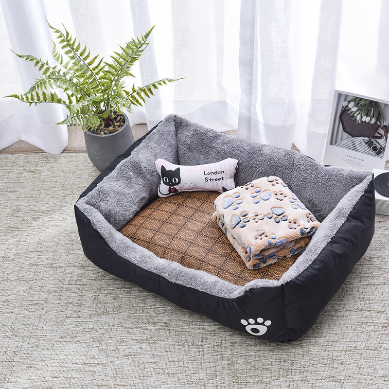 Cama de Algodón para Mascotas de Algodón PP Color Caramelo para Perros Pequeños y Medianos y Gatos image 17