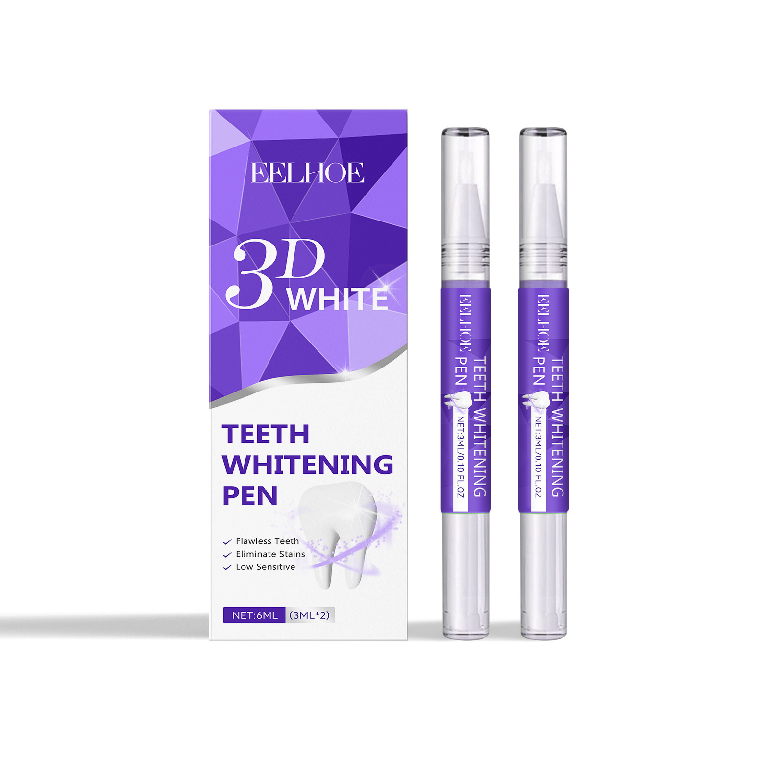 Cross-Border EELHOE Teeth Whitening Pen Teeth Stain Remover Dental Cleaning Care Oral Hygiene Fresh Breath Stain Wholesale