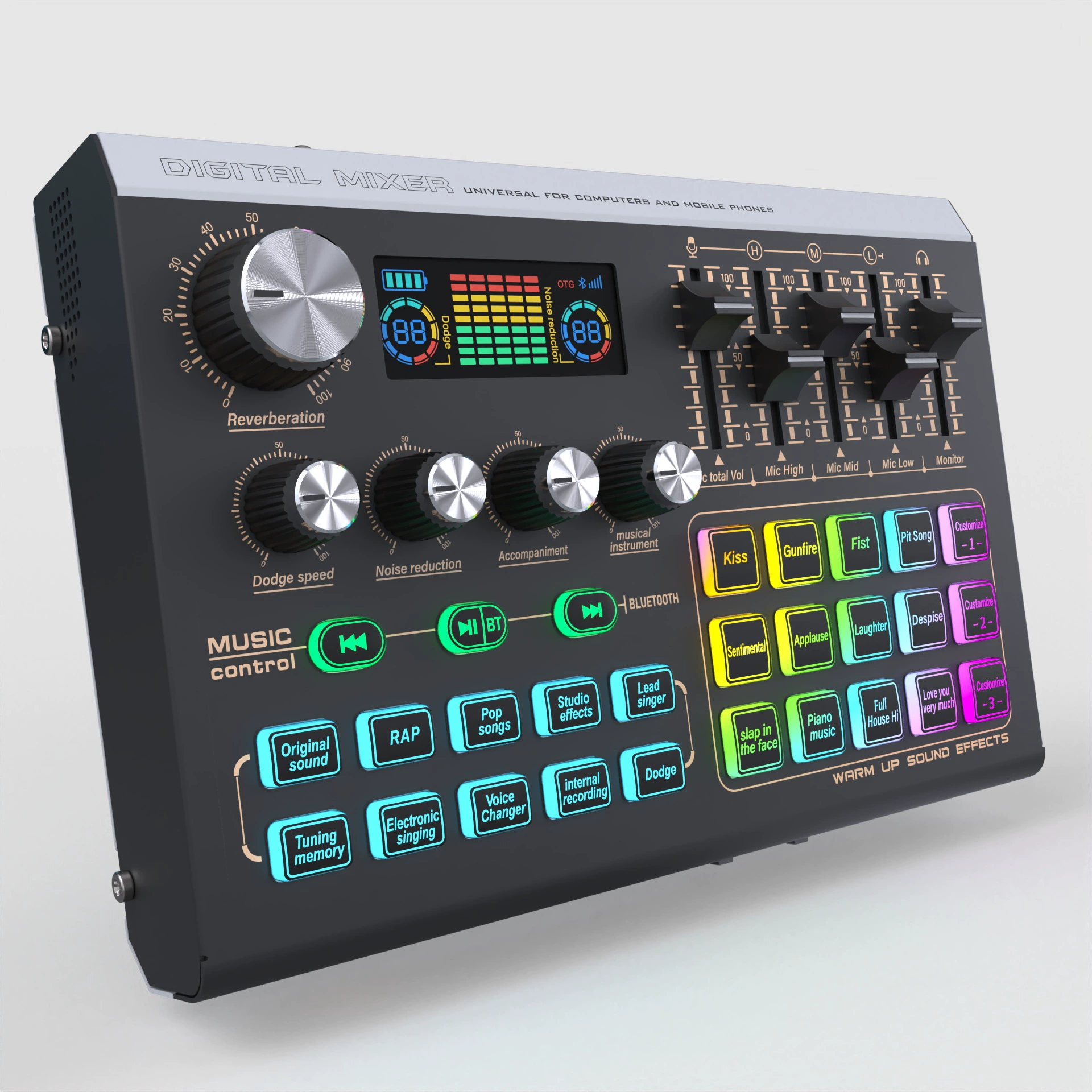 Многофункциональная звуковая карта Cross-border X9 (английская версия) для прямых трансляций с высококачественным мониторингом звука