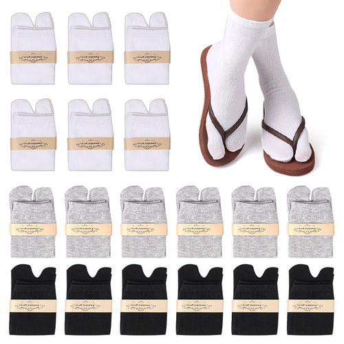 Split-toed two-toed socks, clog socks, bunion valgus orthopedic split-toed, split-toed toes to absorb sweat, men and women.