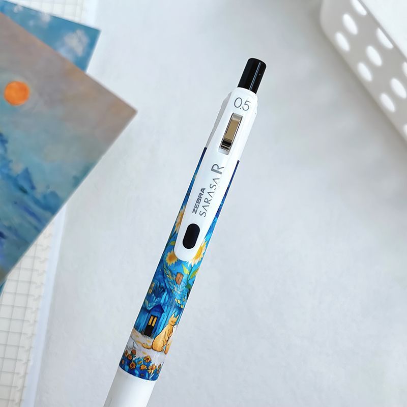新しい ZEBRA ゼブラ JJ29 限定版ゴッホギフトボックスゲルペンプレスサンリオ DIY ステッカー水性ペン|undefined