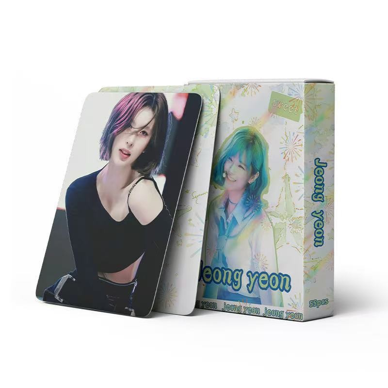 Cadena total, una gran cantidad de stock, 55 hojas de tinta BT SK IVE ATEEZ KPOP, estrellas coreanas alrededor de LOMO