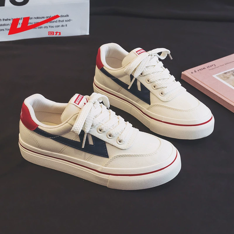 Холщовые туфли с откидной спинкой, женская обувь, весна 2025, новые белые туфли на толстой подошве, женские повседневные туфли для доски, мужская и женская обувь, спортивная обувь