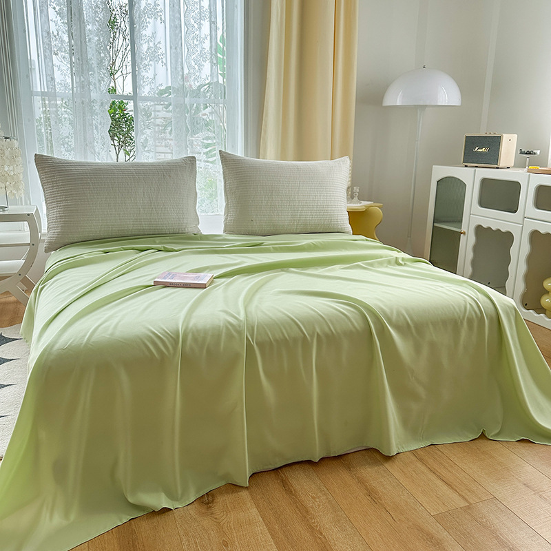 New Japanese Style Piece Washed Cotton Spring and Autumn Single Bed Sheet Net Selling Nordic Style Double Bed Sheet Solid Color Sanding Single Piece New Japanese Style Piece Washed Cotton Spring and Autumn Single Bed Sheet Net Selling Nordic Style Double Bed Sheet Solid Color Sanding Single Piece