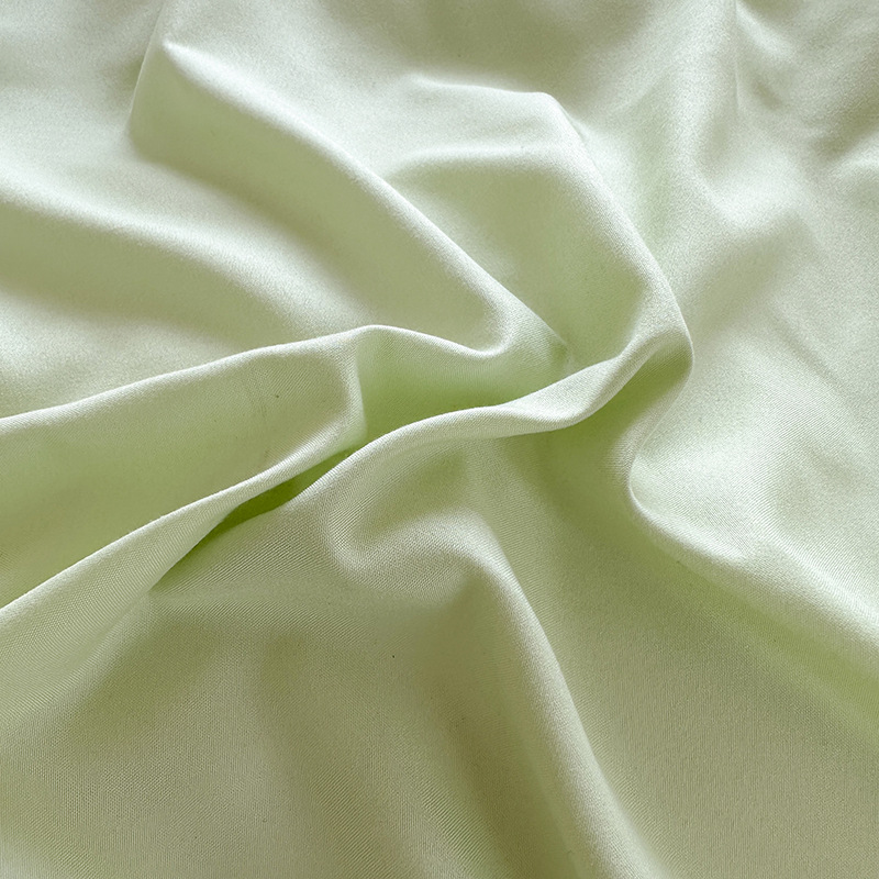 Juego de sábanas de algodón lavado cepillado de cuatro piezas, estilo primavera y otoño, color liso sencillo, juego de cama de alta gama, lujo personalizado al por mayor.