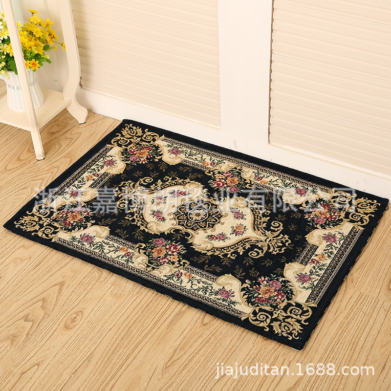 Jiabolang alfombra de hotel de estilo europeo alfombra de puerta dormitorio cocina alfombra de piso baño Baño antideslizante