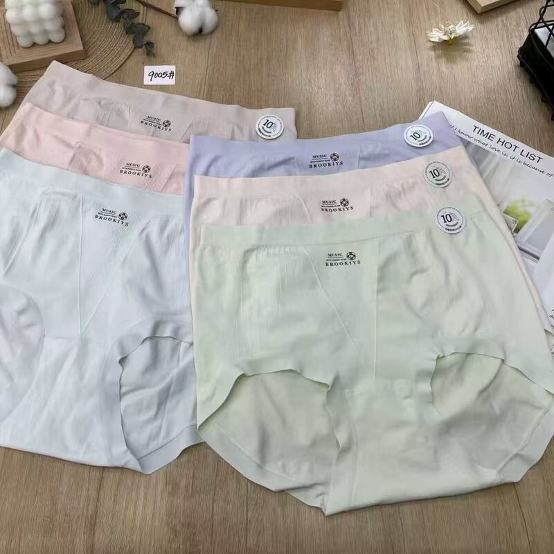 Women's Underwear New Style Nylon Seamless High-Waisted Plus Size Non-Slip Fashionable Comfortable Briefs Special Price Wholesale